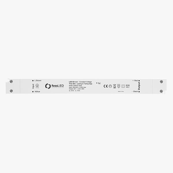 30W 24V SLIM LINEAR Mains Dimmable LED Driver