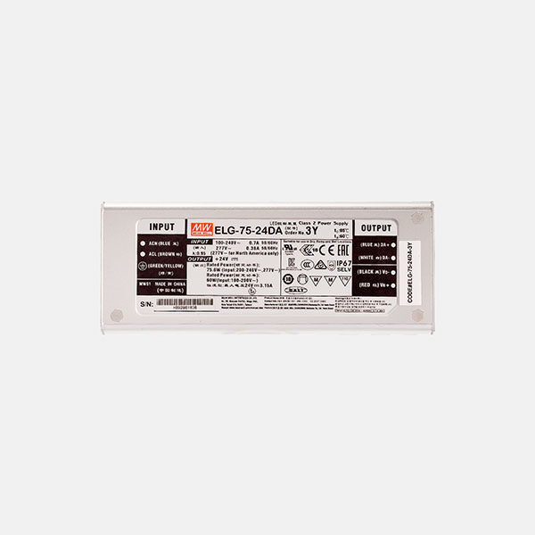75W DALI Dimmable 24V CV LED Driver