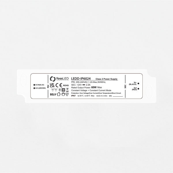 60W 24V Non Dimmable CV LED Diver