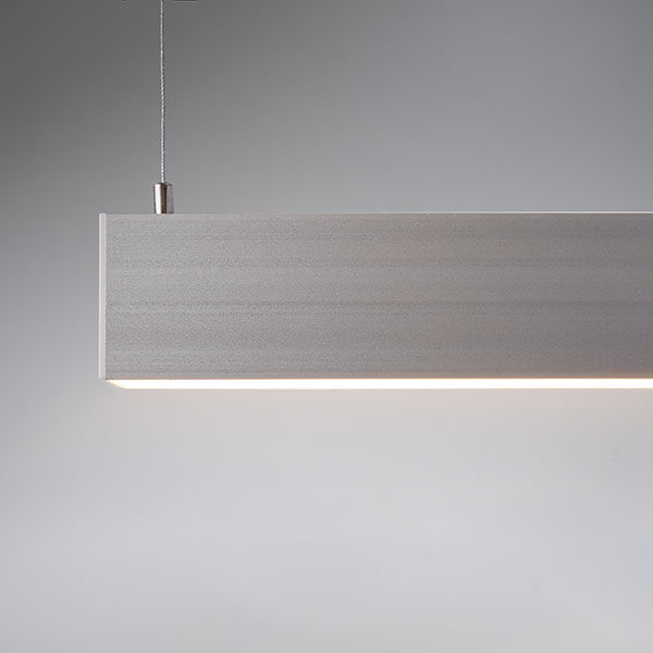 50x75 suspended aluminium profile led strip
