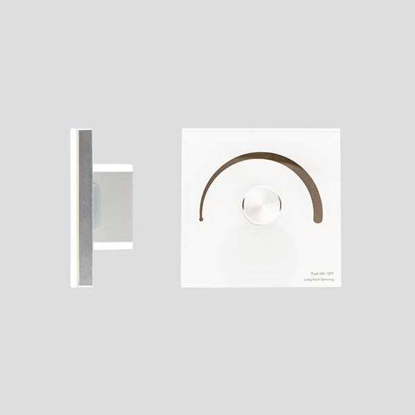 single colour wall rf dmx rotary dimmer 1 zone