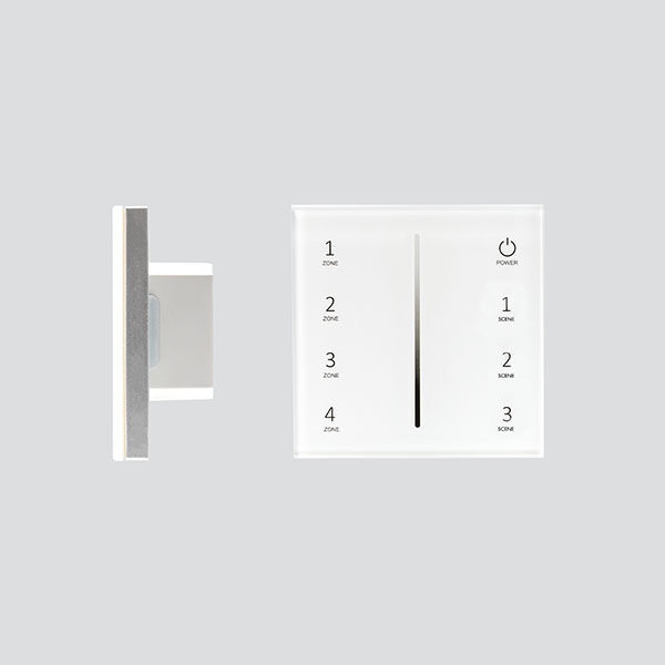 single colour wall rf dmx dimmer 4 zone