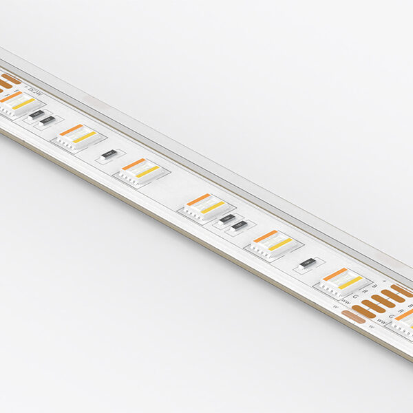 20W PM RGB+CCT 60 LED Custom Strip Lighting - fossLED
