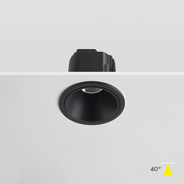 Fire Rated Black Architectural & Modular LED Downlight